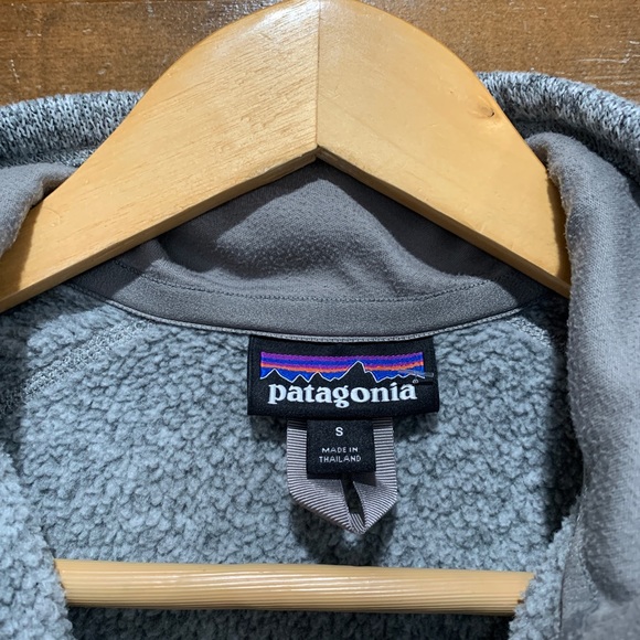 Patagonia Heathered Grey Better Sweater Fleece 1/4 Zip - Picture 3 of 6